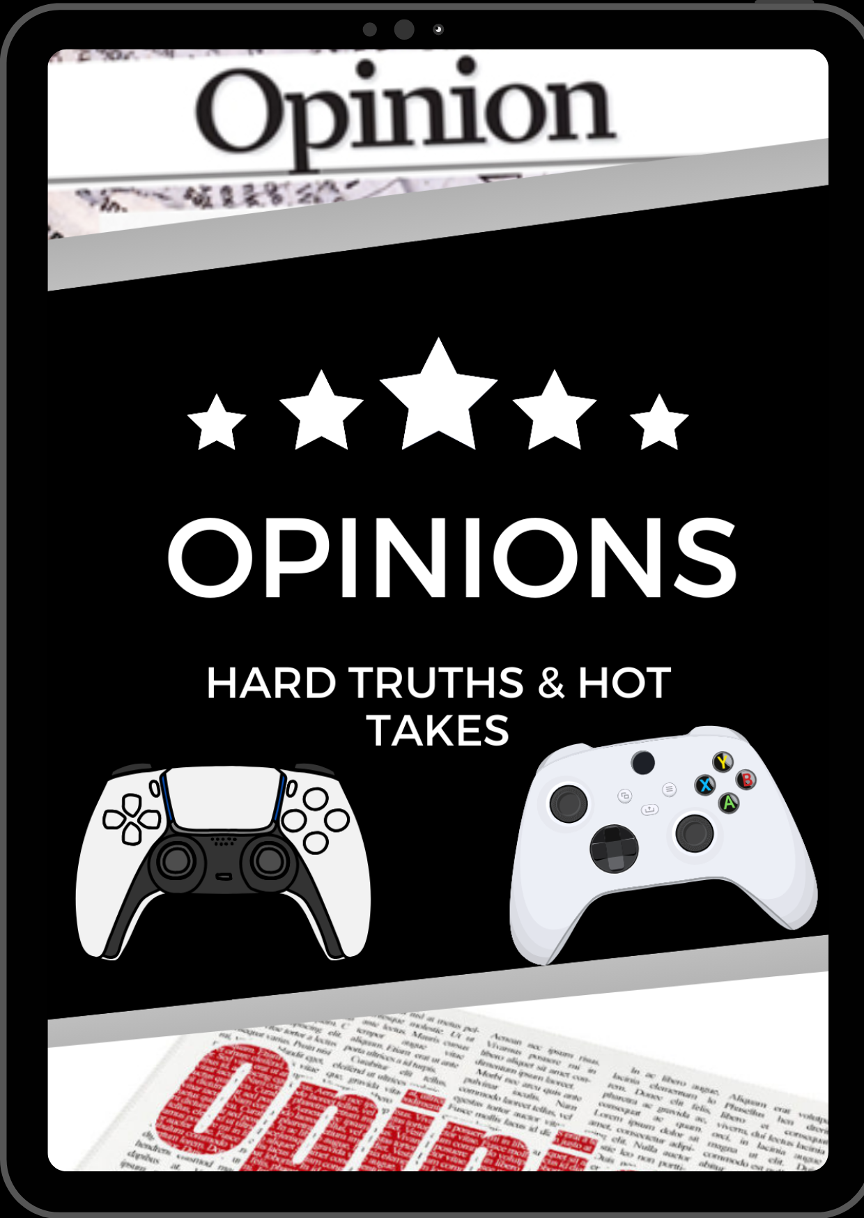 Blk and White Card Opinion Spe Page