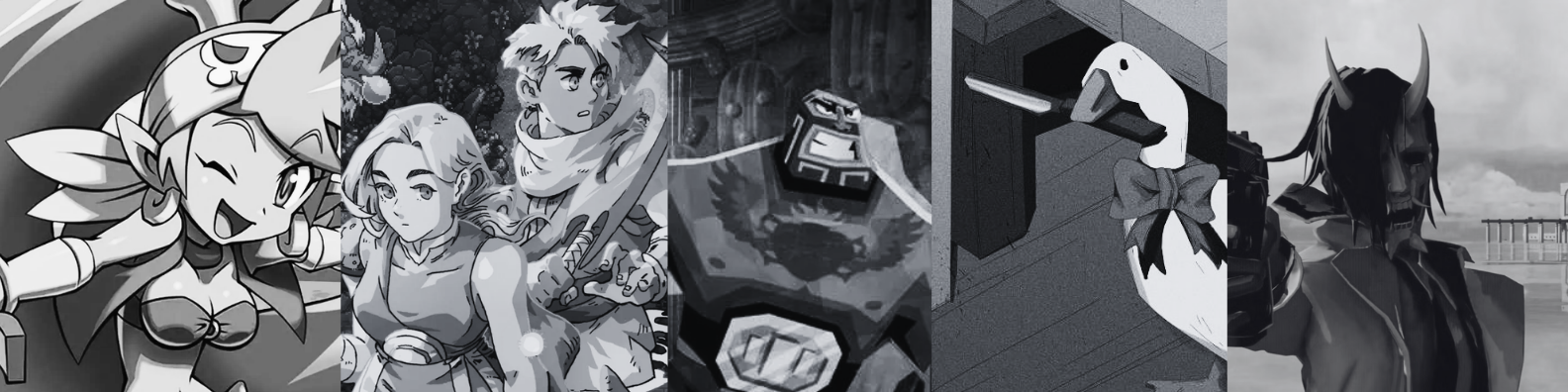 Indie Collage Vol 2 Gaming Characters Website Banner