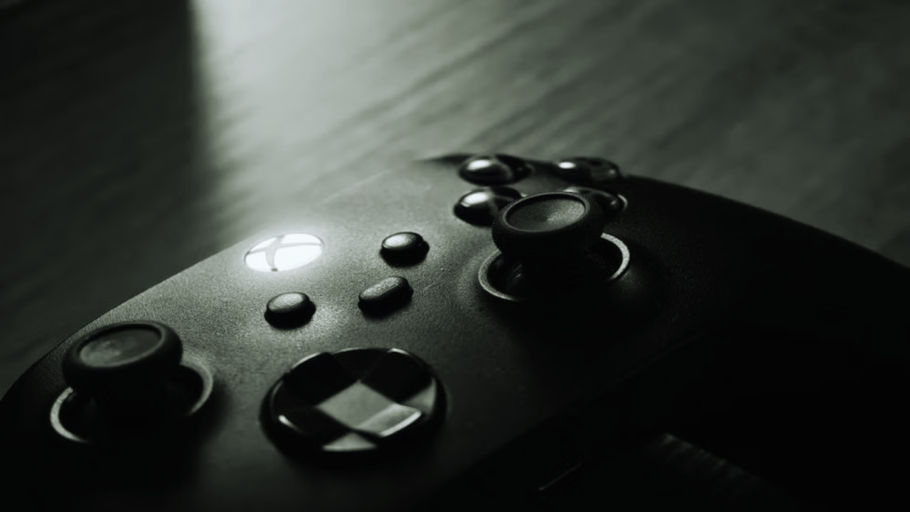 Xbox Controller Wallpaper Zoomed in Focus